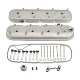GM LS Natural cast aluminum high bonnet with coil mounting